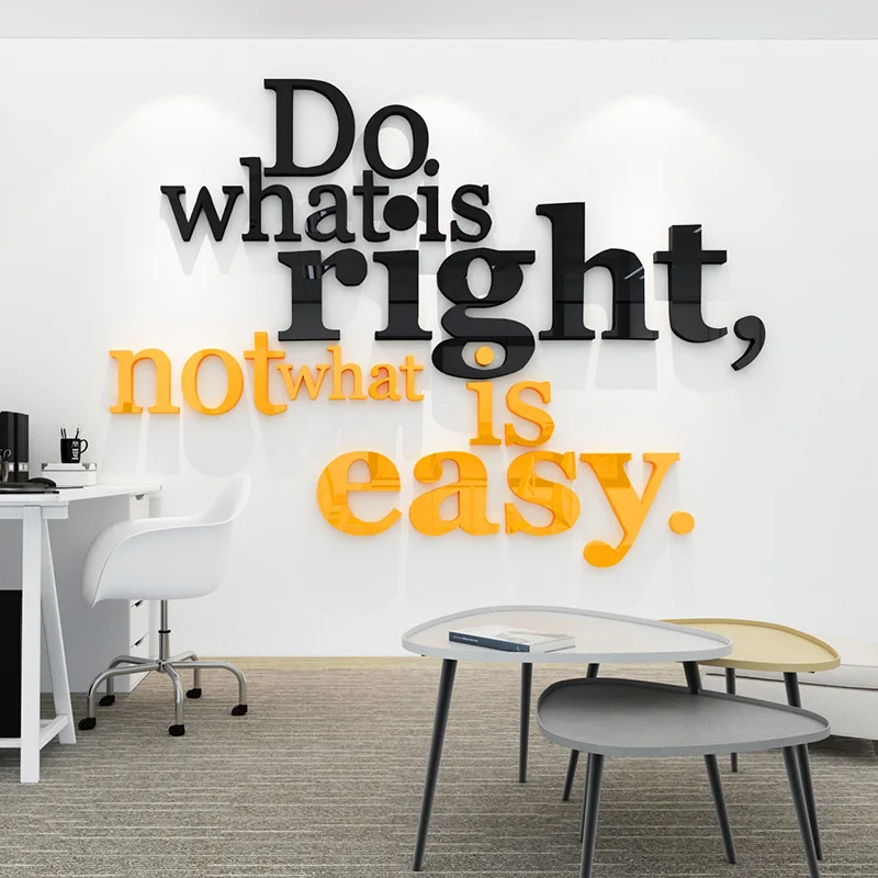 

Наклейка на стену WS172, вдохновляющий постер на английском языке год, для корпоративной культуры, для спальни, спальни