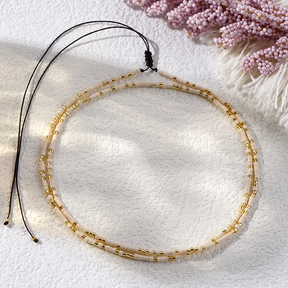 Go2boho Элегантное Мини-колье Серии Seed 2024 Дизайнерские Украшения Ручной Работы Из