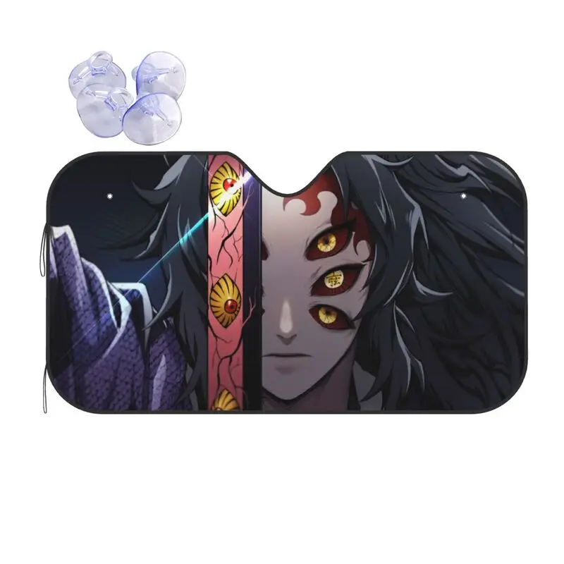 

Призрачный рассекающий аниме автомобильный солнцезащитный козырек мультяшный анимационный автомобиль защита от УФ-лучей автозапчасти Декоративный Козырек