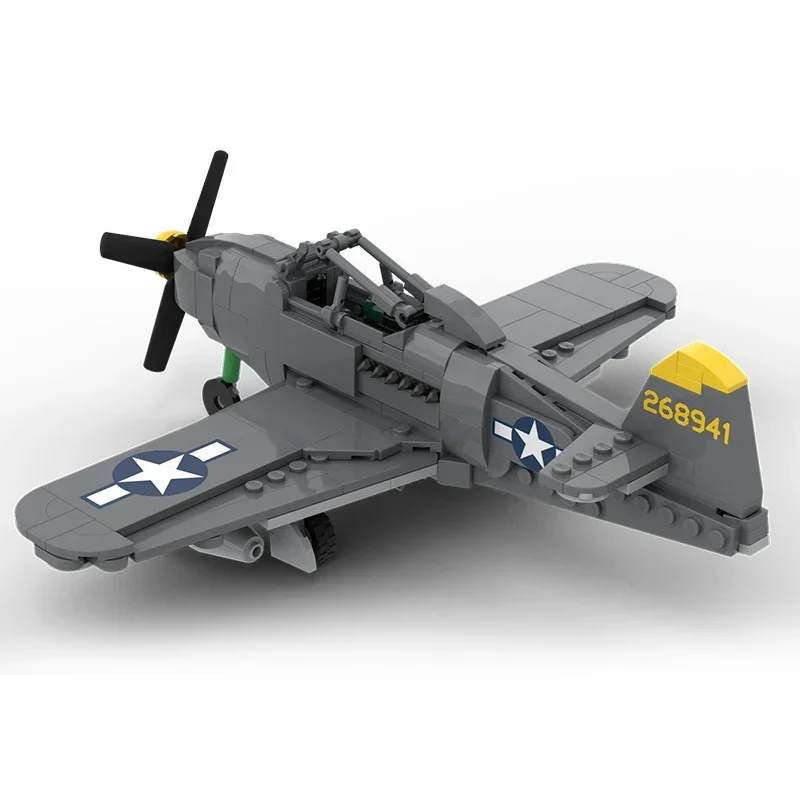 Технические Moc Bricks военная модель P-63 King Cobra Bomber модульные строительные блоки