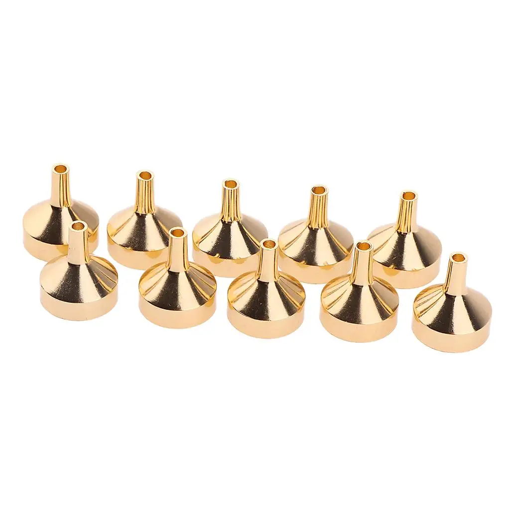10Pcs Small Funnels for Decanting Essential Oil Perfume Bottles