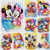 puzzles for kids 1000500200 pieces puzzle disney mickey minnie toy early aducation for kids gift cartoon