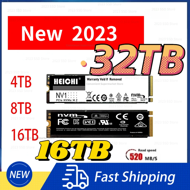 

The latest 2023 M.2 SSD M2 8TB 4TB 2TB 1TB PC NGFF SSD performance internal hard disk, applicable to all brands of computers