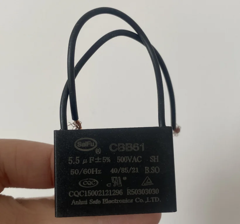 5 шт. пусковых конденсаторов для вентиляторов CBB61 5.5 мкФ 500В 5060Гц Подходит для вентиляторов, потолочных вентиляторов, вытяжек, вентиляторов. (art.: 3920dcd4ff58c) - 3920dcd4ff58c