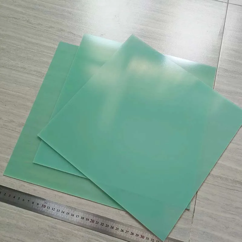 Пластина из стеклотекстолита FR-4 толщиной 1/1.5/2/3 мм водно-зеленого цвета