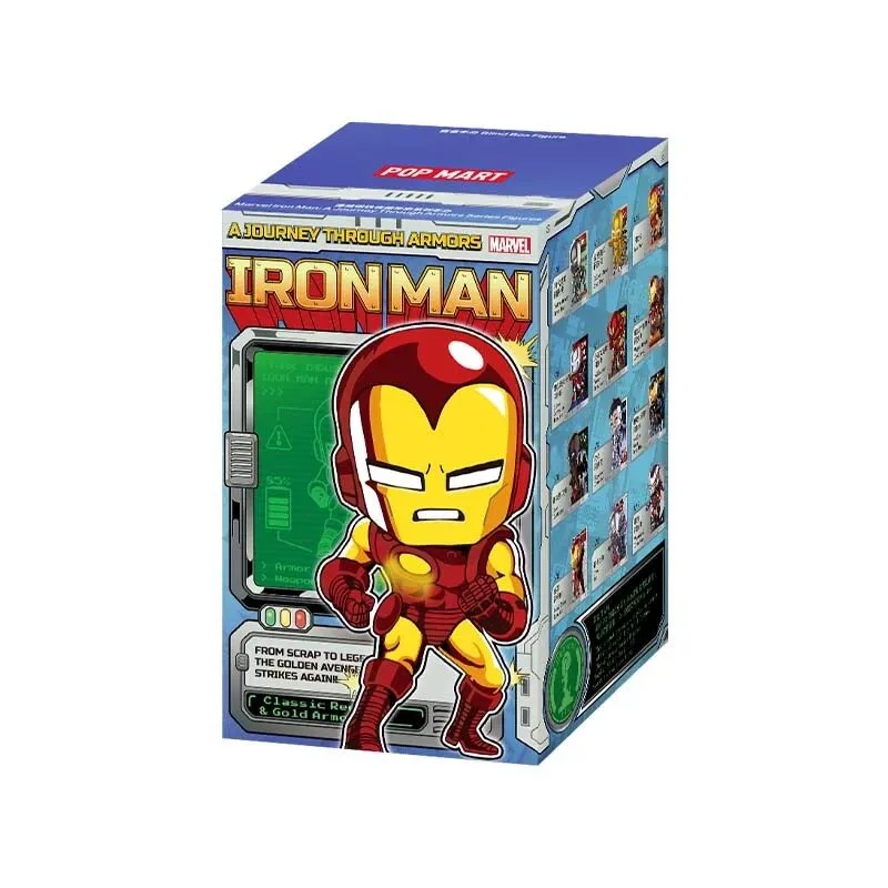 POP MART Marvel Infinity Saga Series Blind Box |   Коллекционная фигурка Железного человека из ПВХ, игрушка-супергерой, украшение для рабочего стола, подарок (art.: 3920d987eb151) - 3920d987eb151