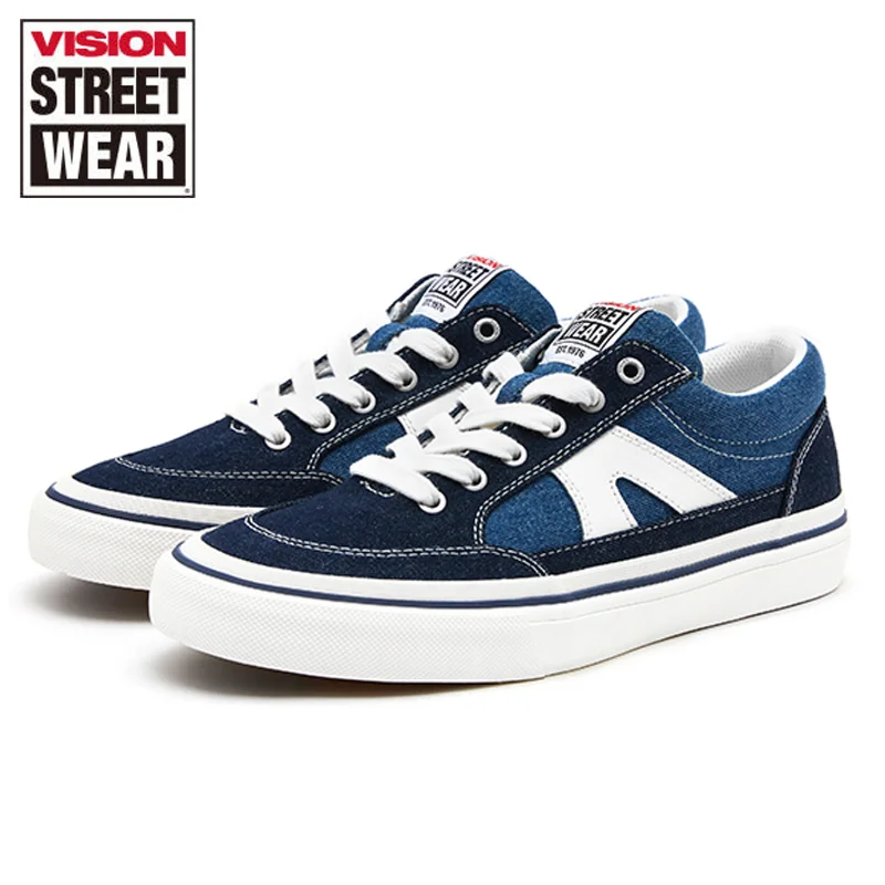 VISION STREET WEAR Sneakers Low-top Suede Canvas Shoes for Men and Women Casual Shoes Street Sports Shoes Sneakers Men