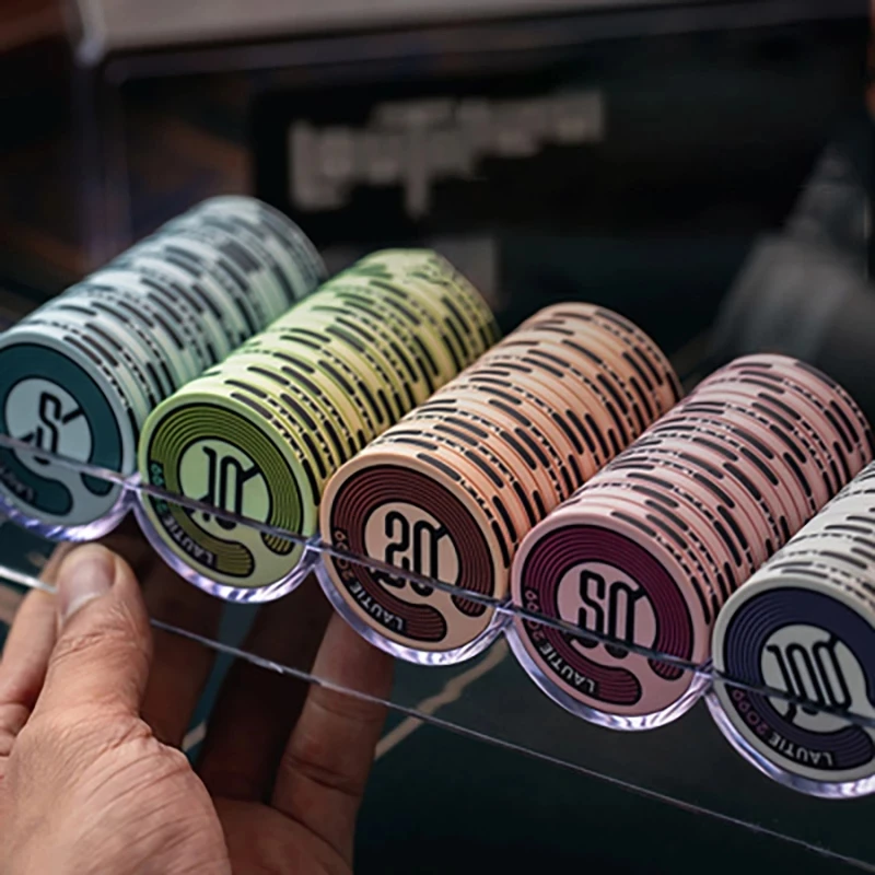 

LAUTIE персонализированные памятные керамические чипы для монет, современные чипы для настольных игр, покерных шахматных игр, шахматы для повседневного использования