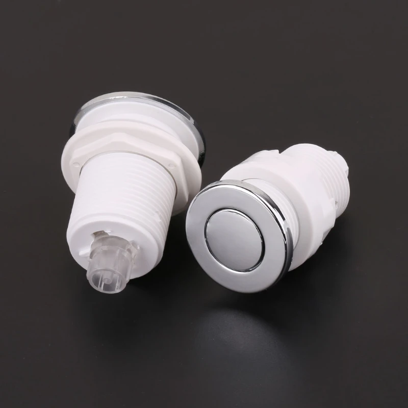

T5EB 28mm/32mm On Off Push Air Switch Button For Bathtub Spa Waste Garbage Disposal