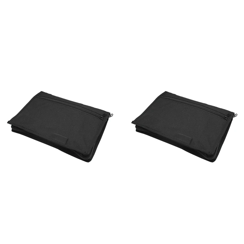 

2X Universal Glove Box Organizer Storage Holder For Manuals Car Documents Glove Bag With Multi Pockets