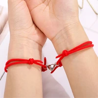 simple alloy love magnet attracts couple bracelets a pair of men and women bracelet jewelry
