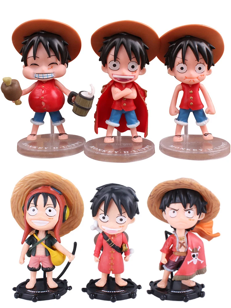 

3 шт., 12,5 см, цельная фигурка GK из аниме, модель 4, обезьянка D, Луффи, экшн-фигурка 24 см в высоту, коллекционная игрушка