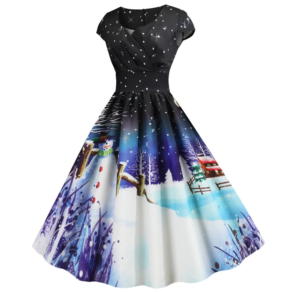 

Женское винтажное платье с коротким рукавом на Рождество 1920-х годов, женское вечернее платье для выпускного вечера, цельное платье, женское платье, женская одежда