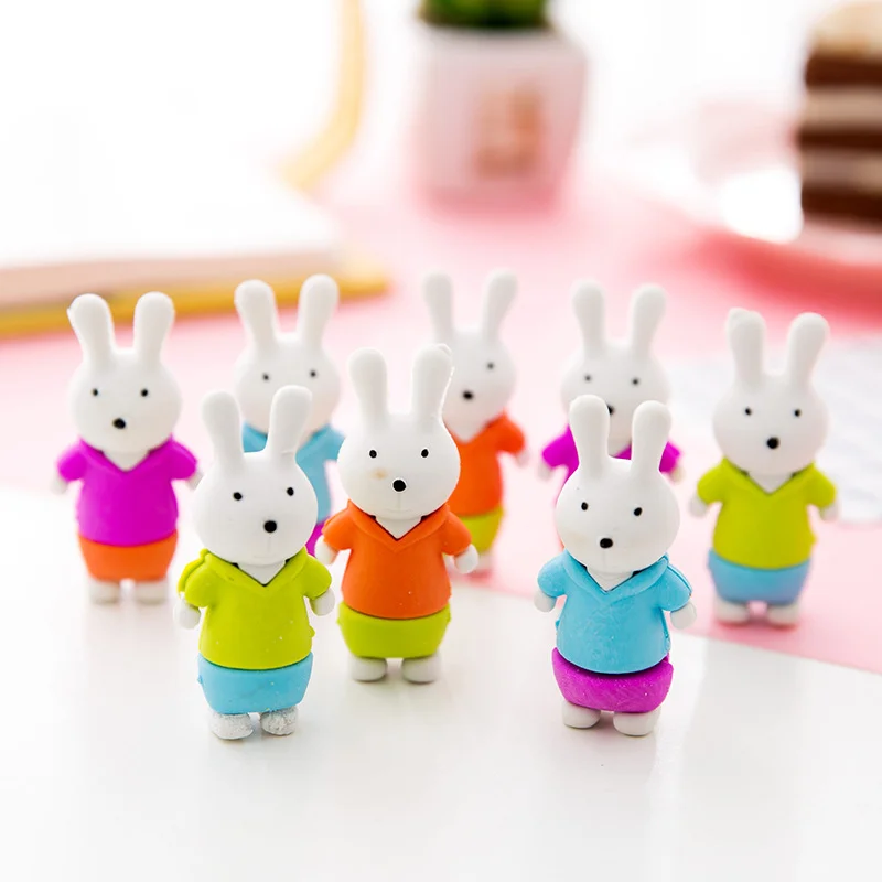 

12pcs/set Eraser Lovely Kawaii Potlood Gum Voor Kinderen School Student Award