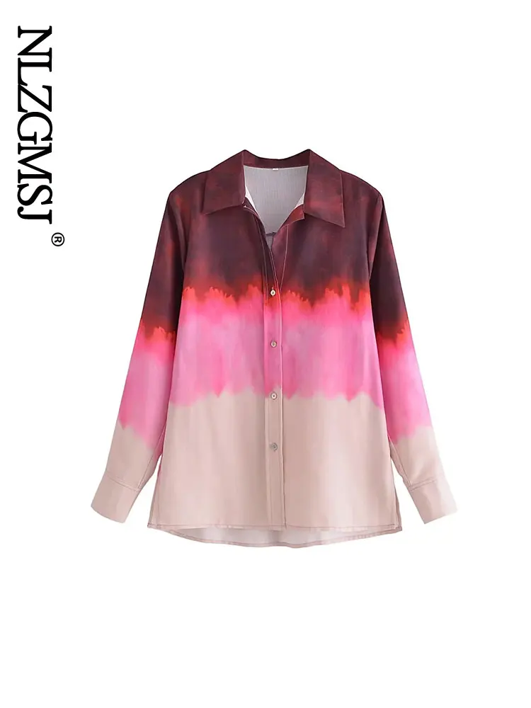 

Nlzgmsj 2022 Women Shirts & Blouses Tie bye Long Sleeve Office Lady Loose Shirts Summer Causal Blouses Shirts 202208