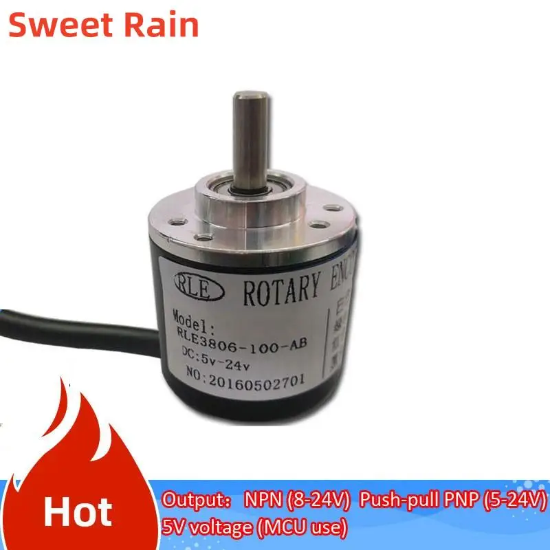 

1000 pulse incremental photoelectric encoder 100 200 360 600 1024 pulse rotary encoder AB phase high precision meter NPN PNP