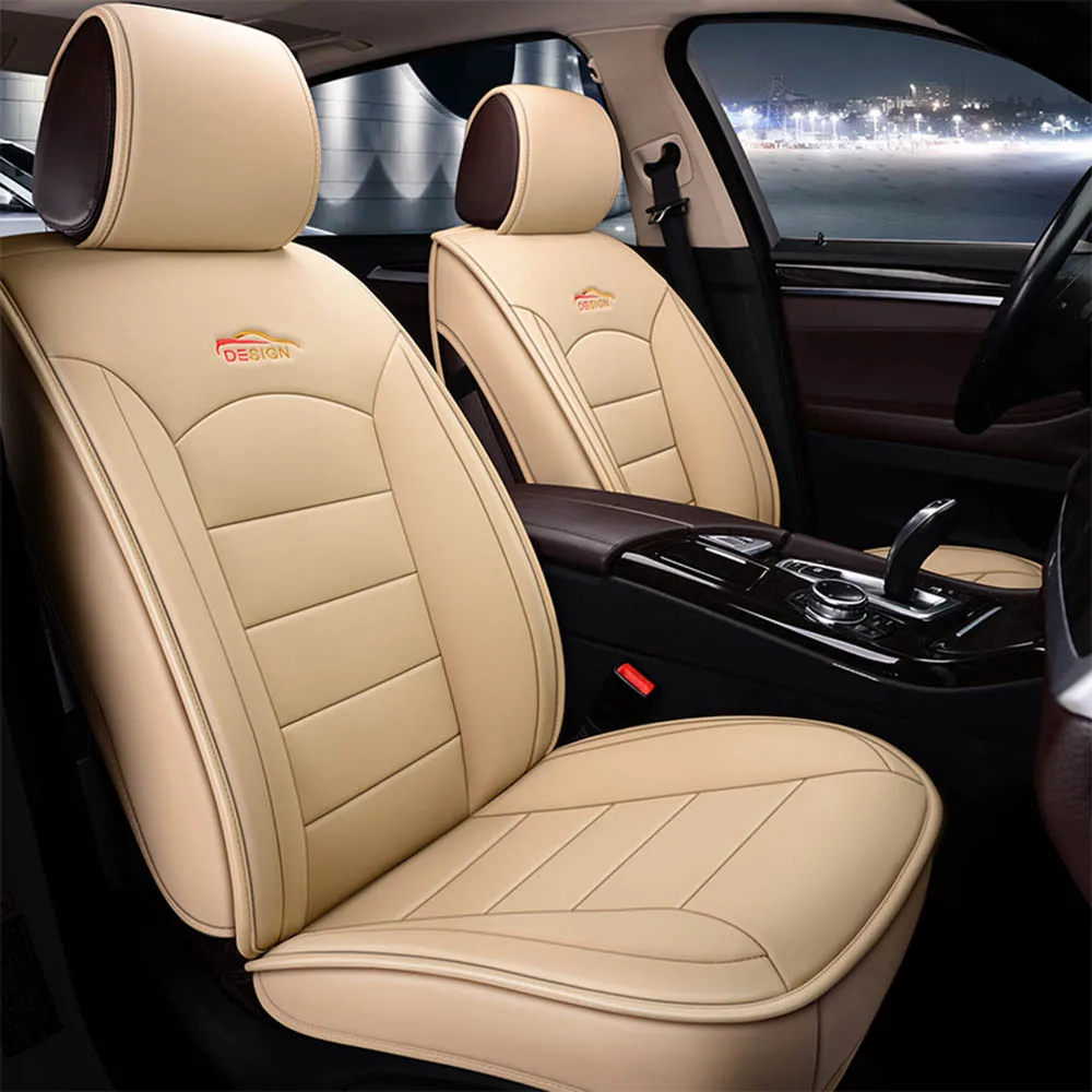 

SUV Quality Faux Leather Car Seat Cover Set Interior Cushion Protector Accessories for Chrysler 200 300 PT Cruiser Sebring