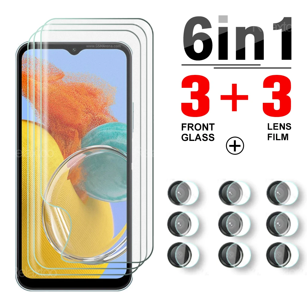 

6In1 Hydrogel Films For Samsung Galaxy M14 A34 A14 5G A04 A54 M23 M31 M31s M32 4G M51 M52 Camera Lens Screen Protect Full Cover