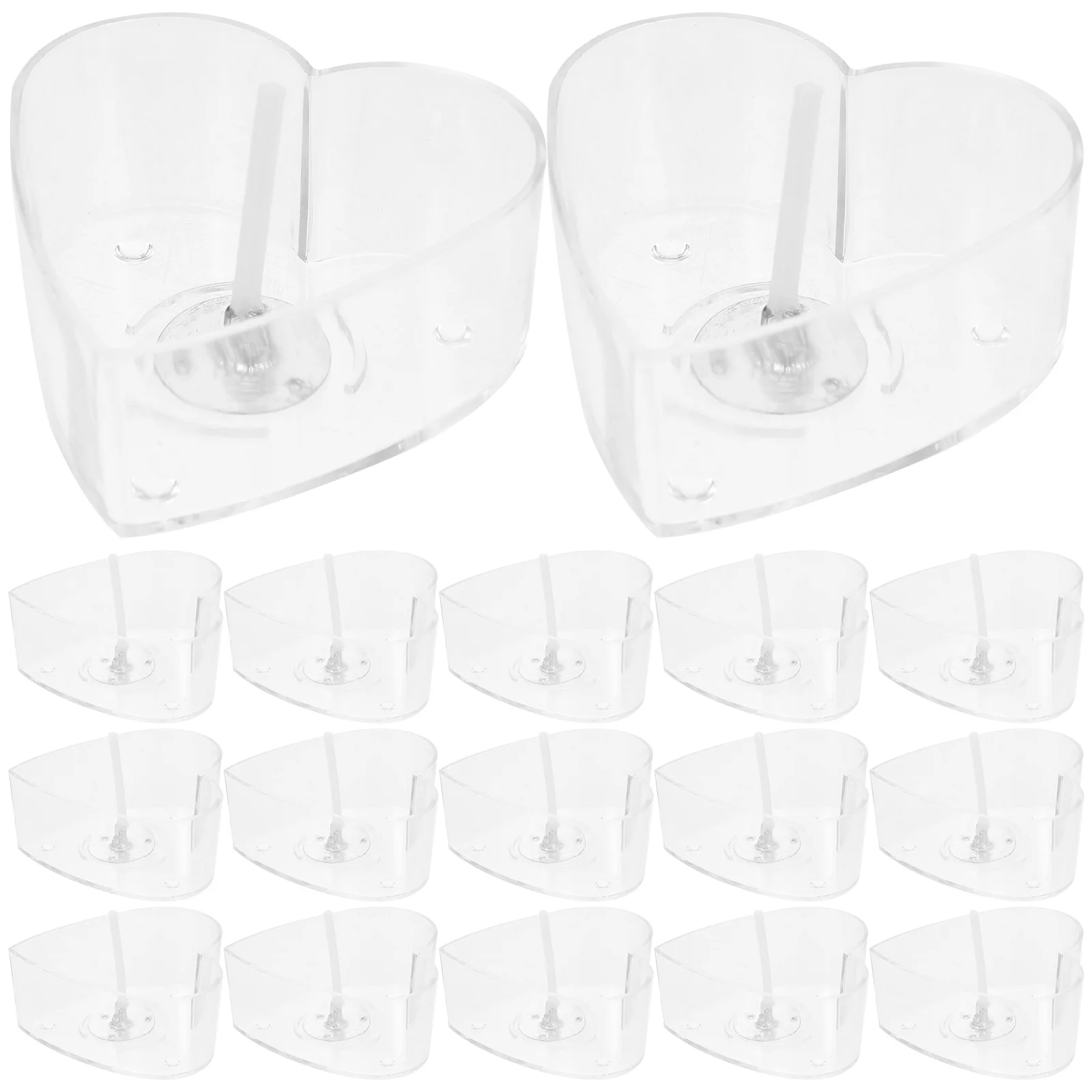 

Diy Cup Making Cups Holder Candlewicks Supplies Containers Wax Wicks Molds Handmade Clear Heart Container Casting Replacement