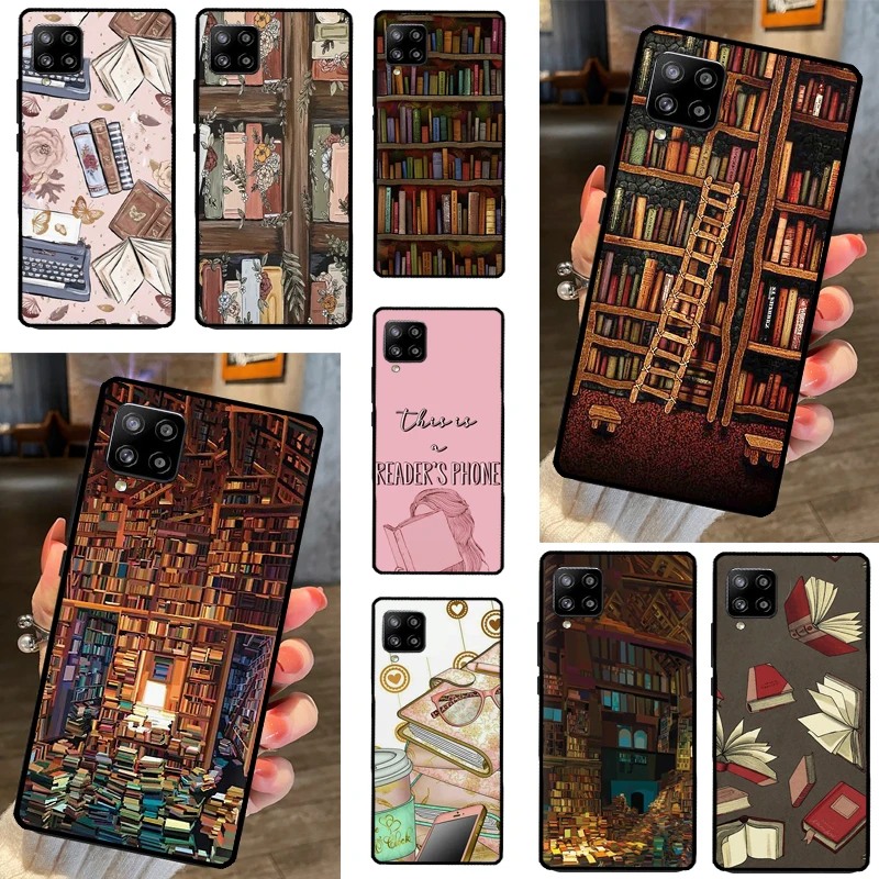 Library  Bookish Case For Samsung Galaxy A73 A53 A33 A23 A13 A51 A71 A12 A22 A32 A42 A52 A14 A34 A54 Cover