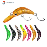 artificial spinning fishing lure fishing lure eyes 3d fishing spoon with hooks sea bass fake bait sea trolling hard lure tackle