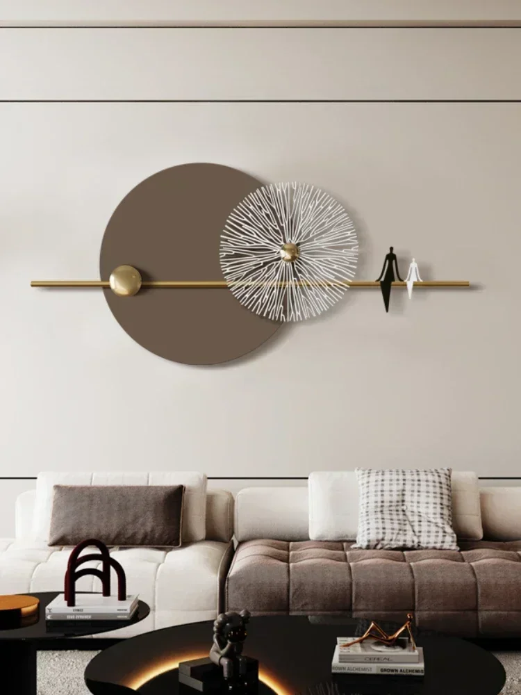 Ght Роскошный диван для гостиной фон настенные украшения столовая железное