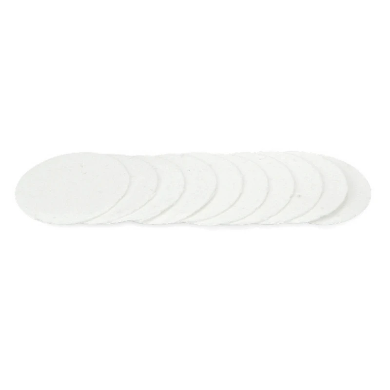 

10Pcs Microwave Kiln Papers Ceramic Fiber Paper Hot Melt Kiln Paper Round Shelf Paper Glass Fusing Paper for DIY Fusing