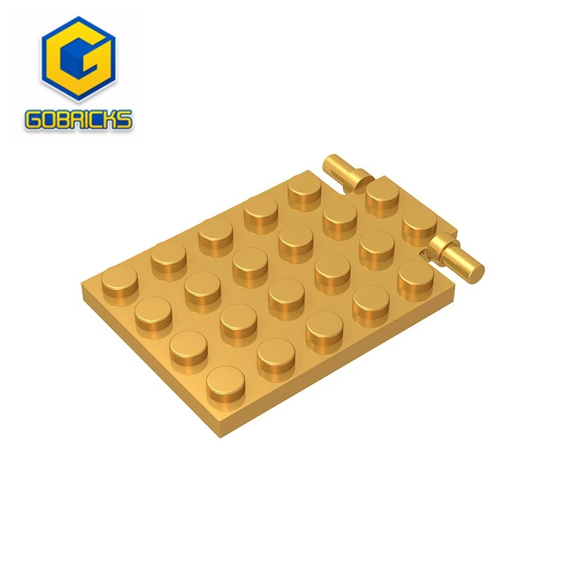 Gobrick GDS-844 Plate модифицированный 4x6 с ловушкой дверной шарнир совместим 92099 блоками