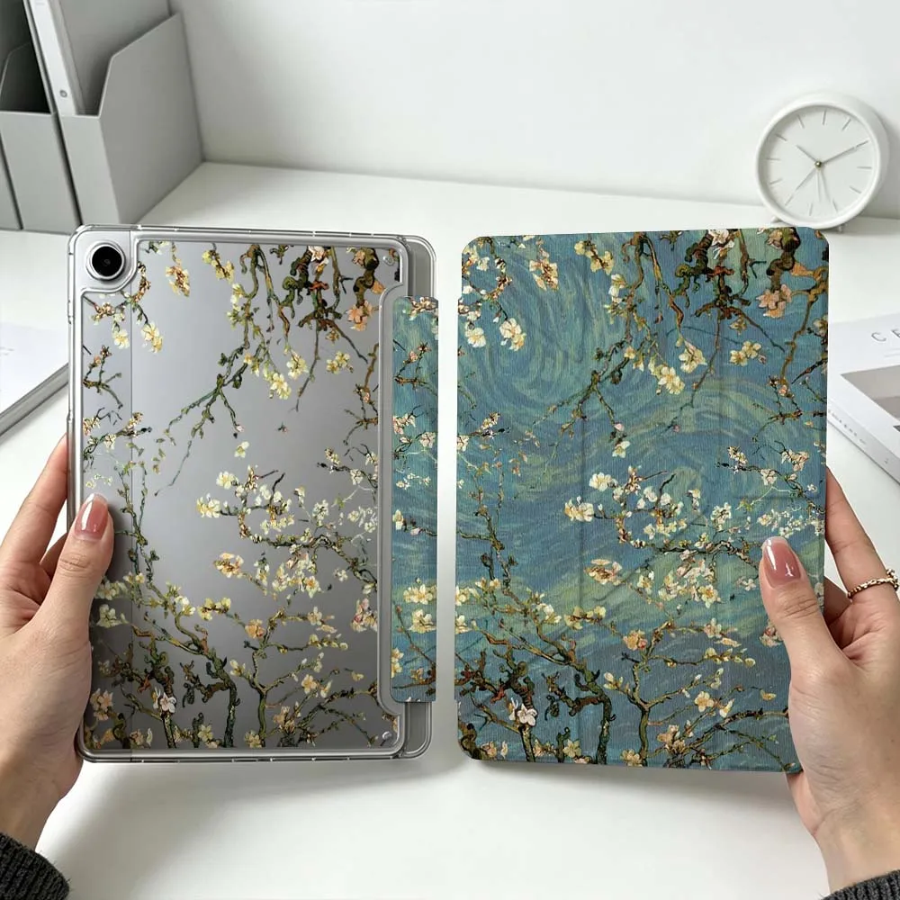 Мягкий чехол для планшета Samsung Galaxy Tab S11 S10 S9 S8 S7 S6 A11 A10 A9 FE Plus Lite Foldable 3Y с рисунком в стиле Ван Гога (art.: 3920dbf79c8b3) - 3920dbf79c8b3