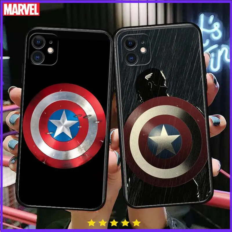 

Captain America Phone Cases For iphone 13 Pro Max case 12 11 Pro Max 8 PLUS 7PLUS 6S XR X XS 6 mini se mobile cell