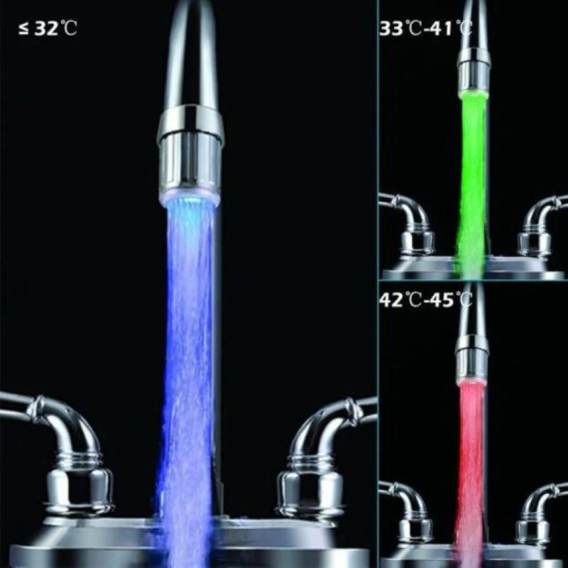 

LED Color Temperature Sensor 7 Colors Faucet Aerator Water Faucet Lamp LED For Kitchen Tap Color Changing LED Faucet Light