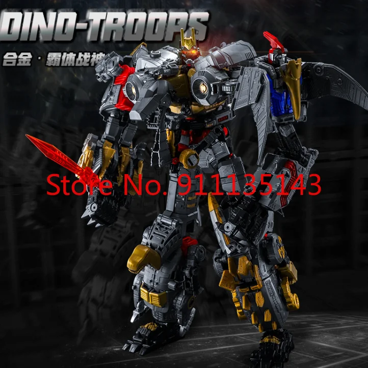 

BMB 5 in 1 Oversize 40CM TB13 Dinosaur Model Toy Dinoking KO G1 Devastator Dinobots Transformation Toys hobby collection Action