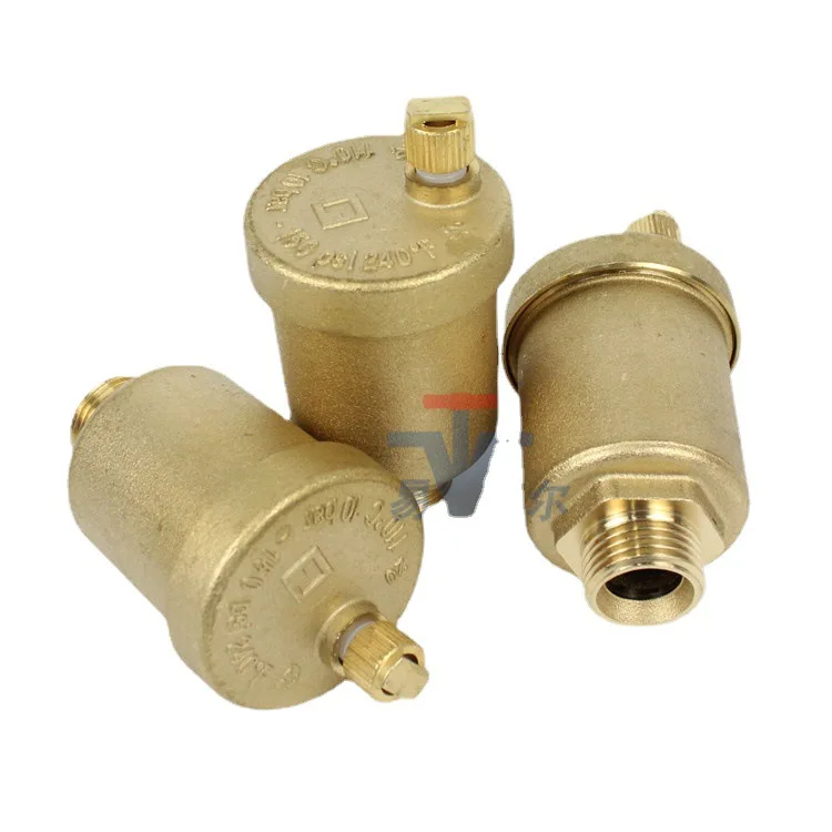 E121 Автоматический выпускной клапан Dn15 нагревательный медный для водопроводной