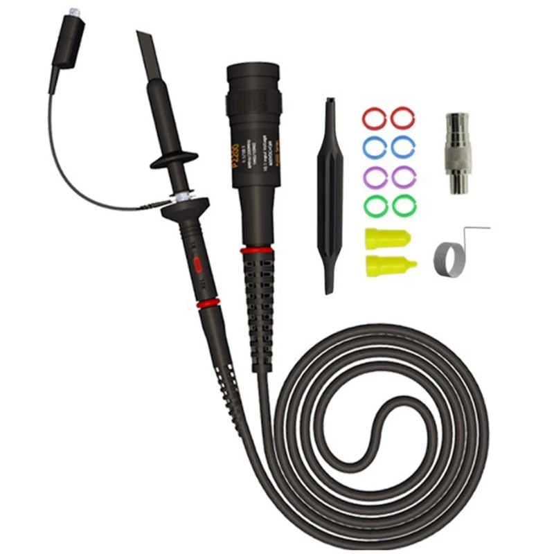 

BEAU-1PCS DC-200Mhz Oscilloscope Probe X1/X10 P2200 BNC Test Lead Kit, 1X 10X 200Mhz Test Probe, Oscilloscope Probe