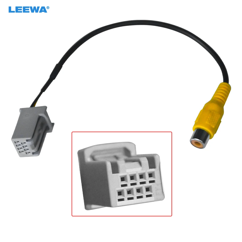 LEEWA автоматическая камера заднего вида выходной видеоадаптер проводной кабель