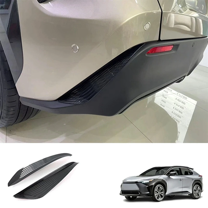 

Автомобильная задняя противотуманная фара из углеродного волокна для бровей, ветровой нож, противотуманная подсветка для бровей, Обложка для Toyota Bz4X 2022 2023