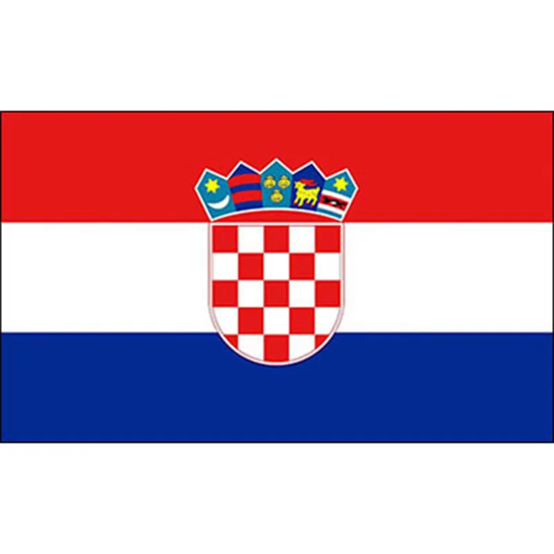 

90x150cm 100% Polyester Croatia Flag For Decoration
