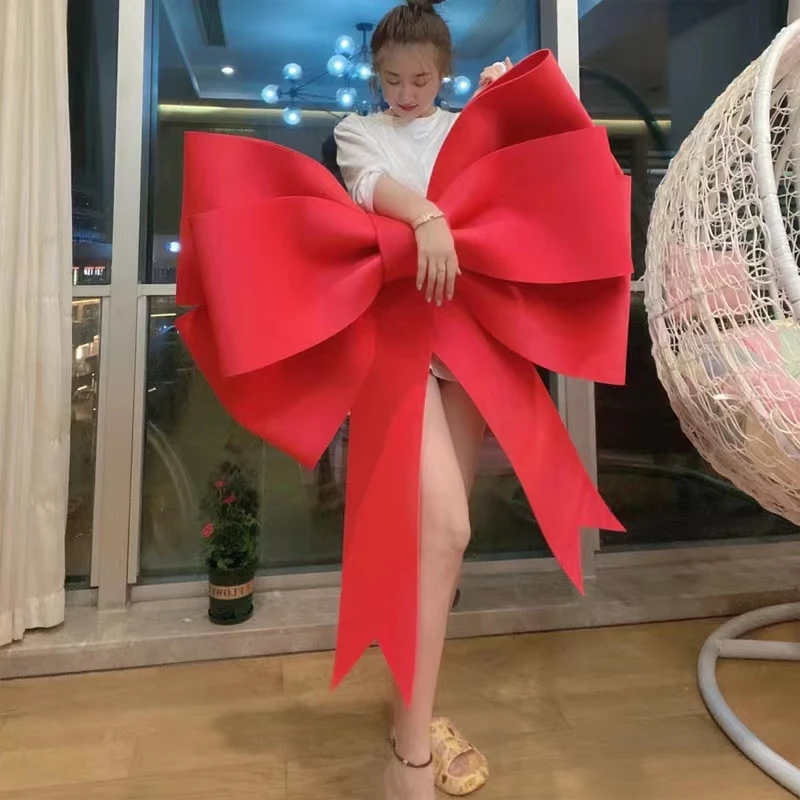 

Большая рождественская подвеска, свадебное украшение, бант из ЭВА, материалы ручной работы, «сделай сам», окошко для отеля, праздничный дома...