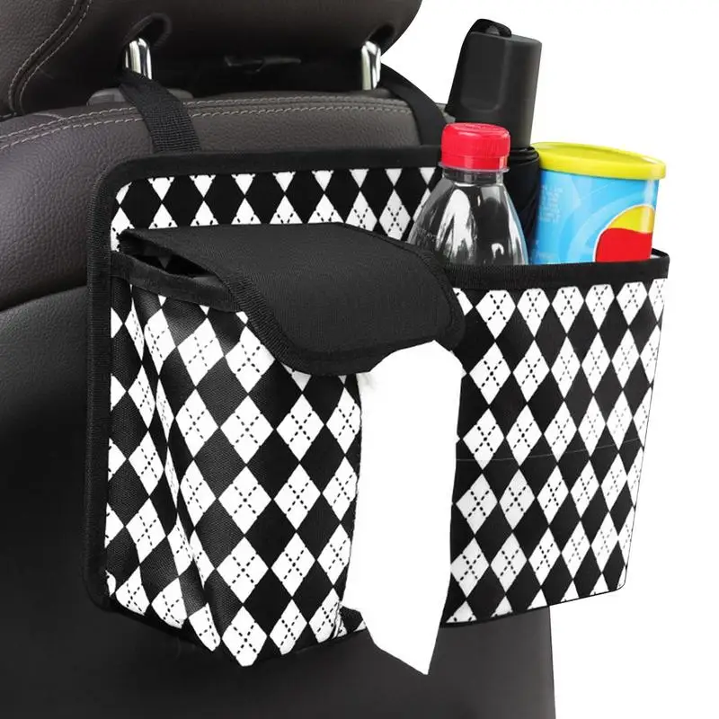 

Мусорная корзина для автомобиля 2-в-1, держатель для автомобиля, водонепроницаемый герметичный автомобильный мусорный бак, универсальный ав...