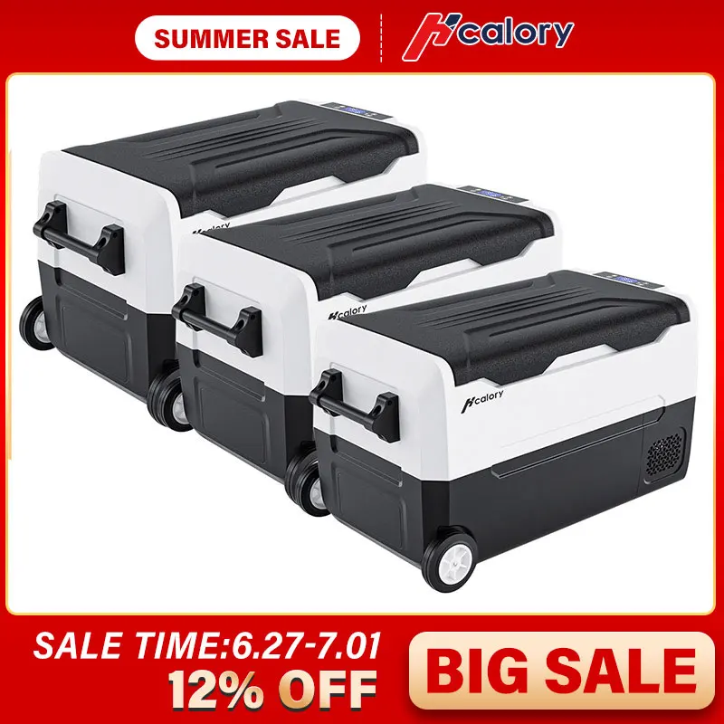 

15L-45L Home/Car Use Refrigerator 12V/24V 110V/220V Ultra Quiet car Fridge Freezer Cooling Heating Box Fridge Fishing Cooler