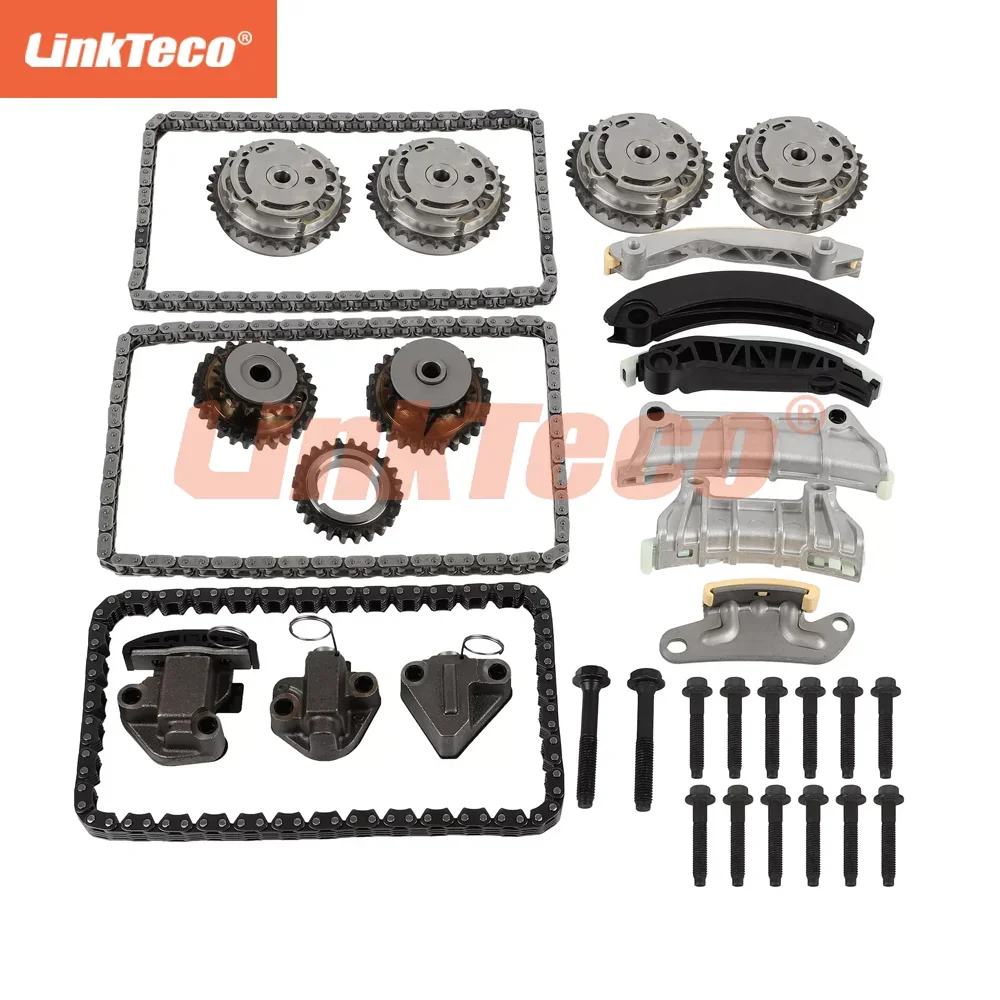 Фото Комплект цепи ГРМ с шестерней VVT для GMC Canyon, Acadia, ATS, Buick Lacrosse, Chevrolet Camaro, Equinox, Saturn, Pontiac 3.0L 3.6L GAS 05-17 №3