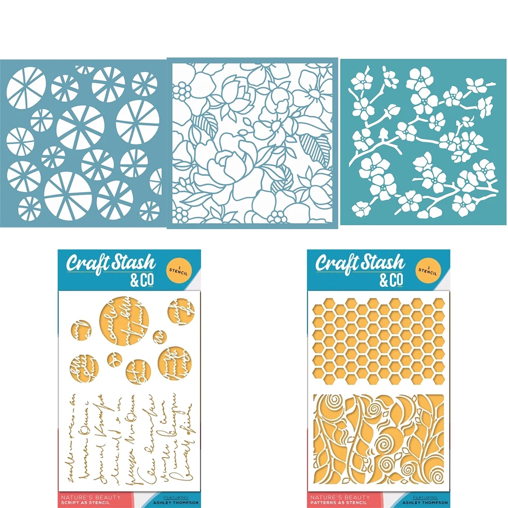 

New Arrival Flower Letter Plastic Stencil For Diy Decorative Scrapbooking Hand Account Paper Card Album Template Craft