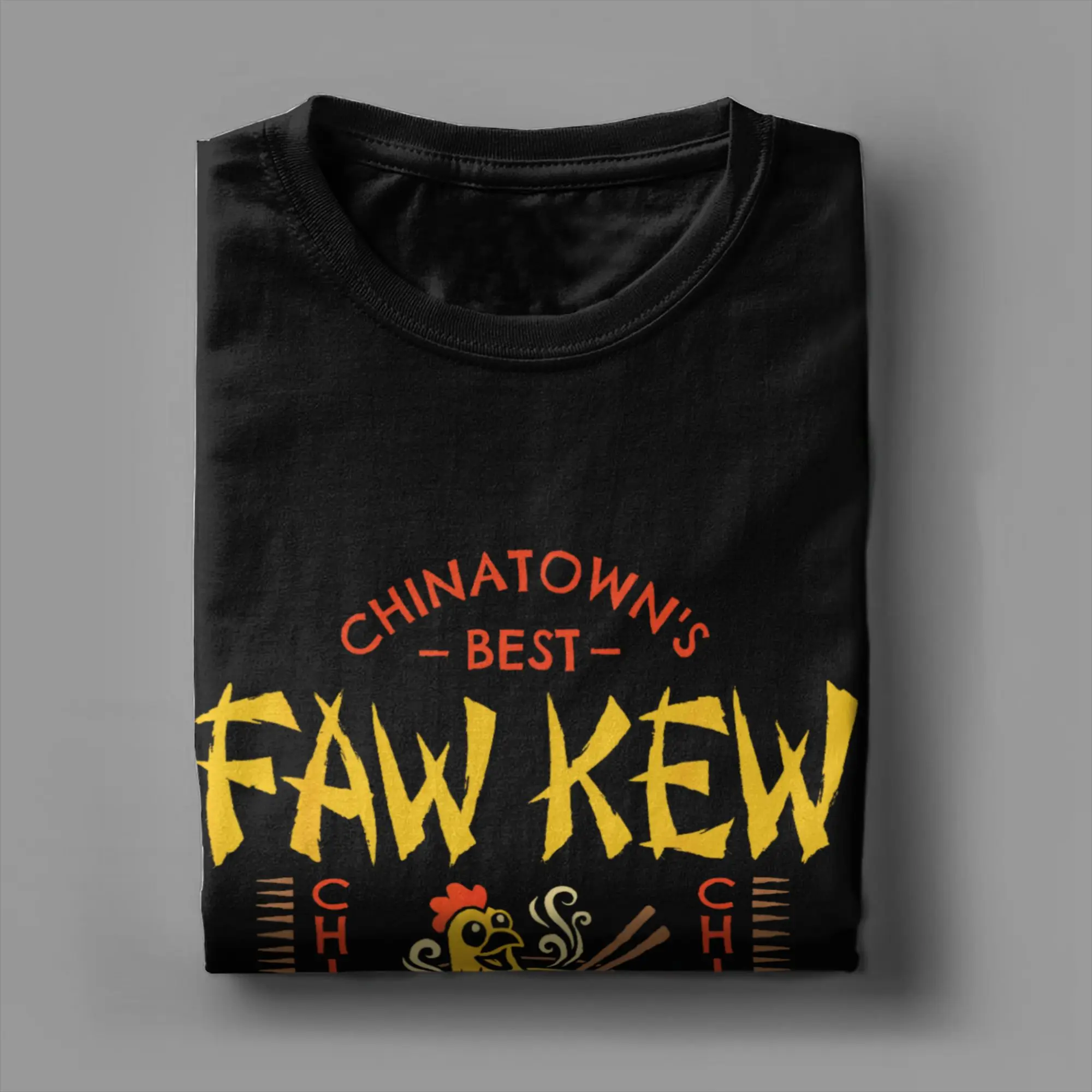 Фото Футболка унисекс FAW Kew Chinese Fao Fow Fowk Fawk, забавная вирусная футболка с мемом F-Caw-F, в стиле Харадзюку, летняя, топ, подарок №4