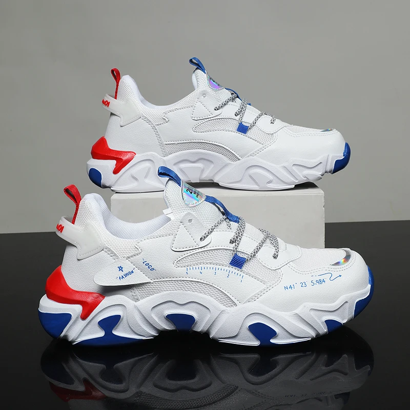 2022 Men's Shoes Fashion Basketball Sneakers Cool Couple Running Shoes Sports Comfortable Lightweight Shock Absorption