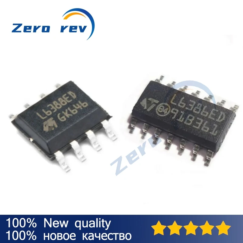 2 шт. 100% новый L6388ED013TR L6388ED L6387ED013TR L6387ED L6385ED013TR L6385ED L6384ED013TR L6384ED SOP8 L6386ED013TR L6386ED SOP16