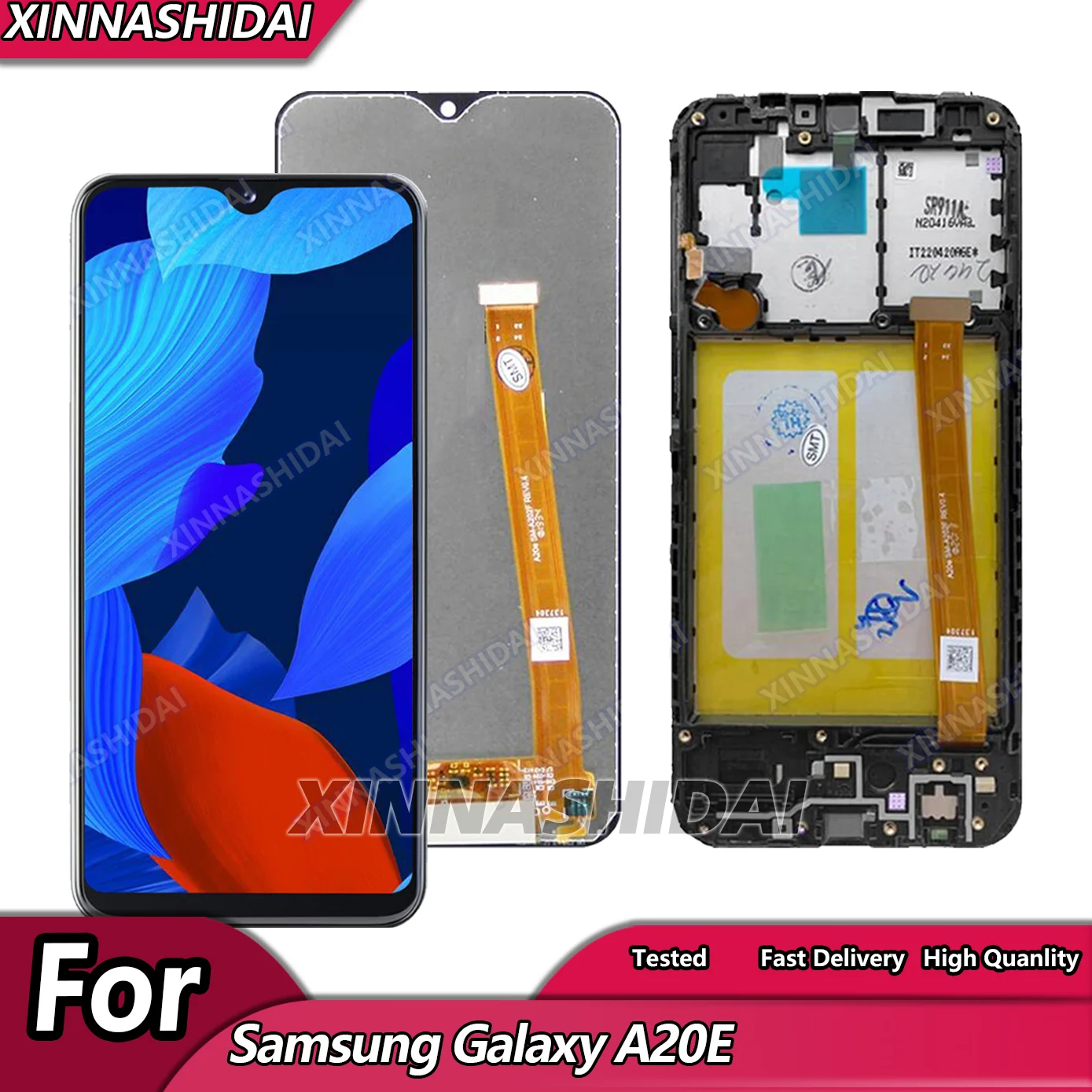 Емкостный Дигитайзер Сенсорного Экрана Для Samsung Galaxy A20E A202 A202F A202DS Оригинальный