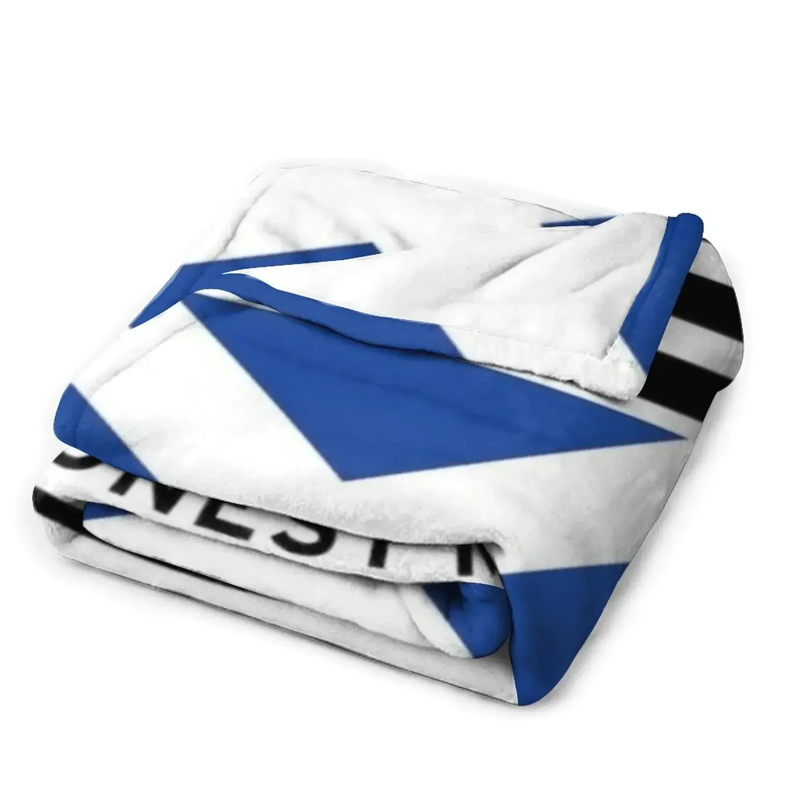 Одеяло для футбольного клуба Ayr United роскошное дизайнерское мягкое клетчатое