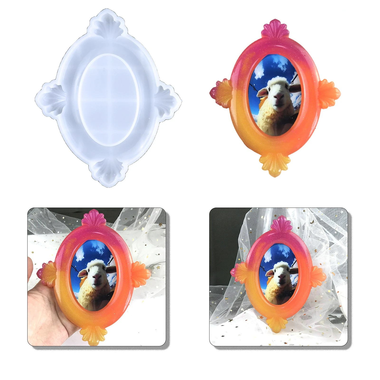 

Цветок, фоторамка, орнамент, искусственный цветок, настенное украшение, подвесная полумерная фоторамка, силиконовая форма