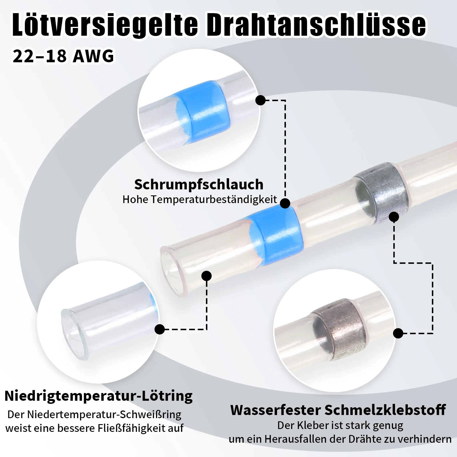 Набор нетоксичных и без запаха уплотнительных соединителей для электрического