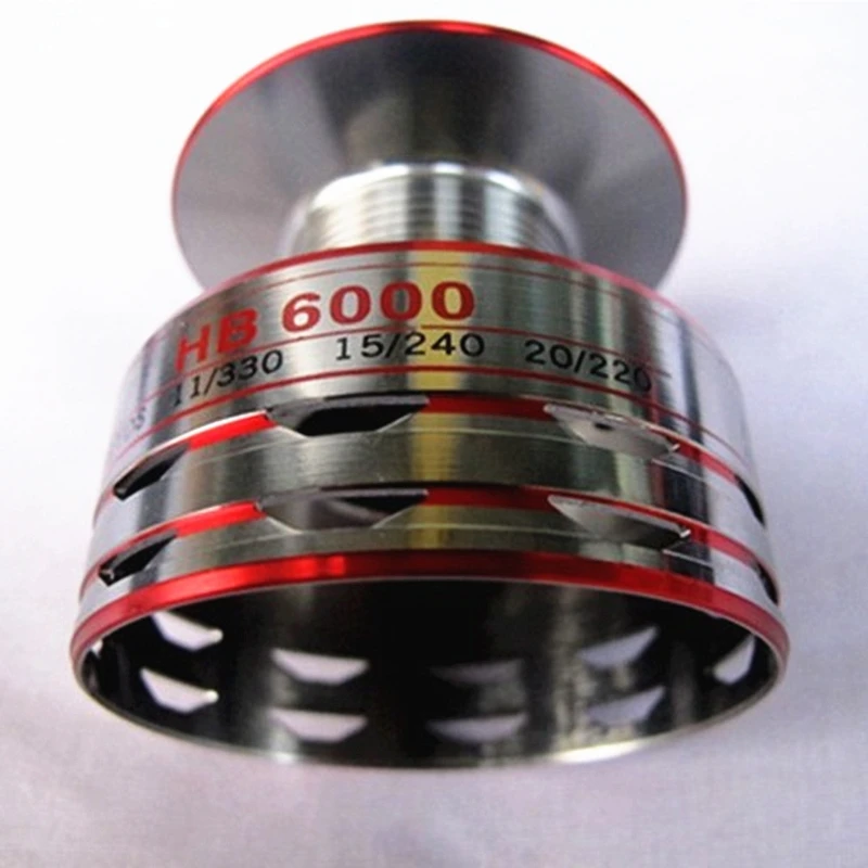 Спиннинговая катушка Fire Maple HB500/1000/2000/4000/6000 металлическая Рыболовная красный цвет